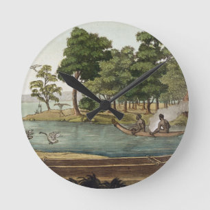 Relógio Redondo Método da navegação em Holland novo, gravado po