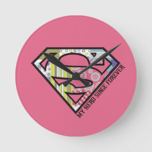 Relógio Redondo Meu herói desde para sempre