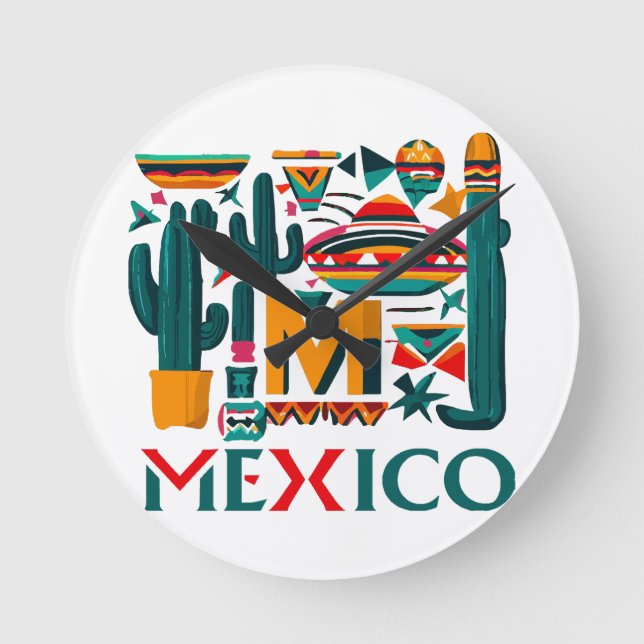 RELÓGIO REDONDO MÉXICO (Frente)