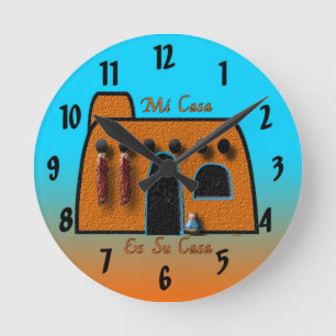 Relógio Redondo Mi Casa Su Casa
