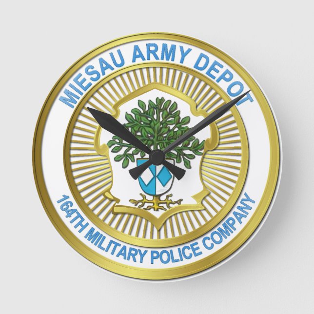 Relógio Redondo Miesau Casaco de Armas (Frente)