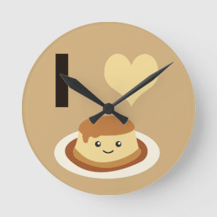 Relógio Redondo Mim flan do coração (amor)!