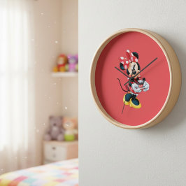 Relógio Redondo Minnie Clock