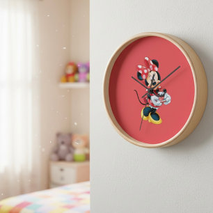 Relógio Redondo Minnie Clock