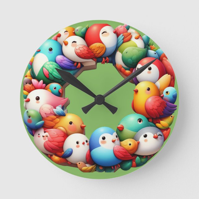 Relógio Redondo momento (Frente)