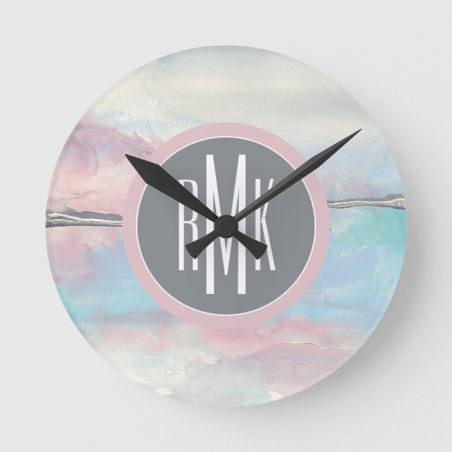 Relógio Redondo Monograma| Parfait II (Frente)