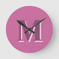 monograma sólido vívido, cor-de-rosa,