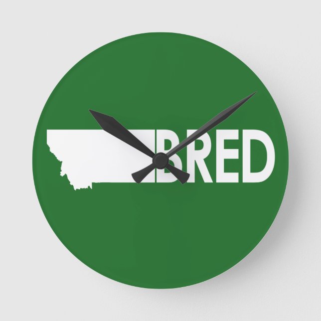 Relógio Redondo Montana Bred (Frente)