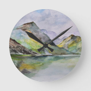 Relógio Redondo Montanhas escocesas