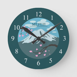 Relógio Redondo Monte Fuji