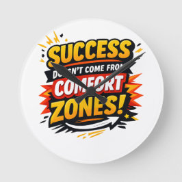 Relógio Redondo Motivation Design