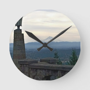 Relógio Redondo Mt. Hood, de Rocky Butte, Portland, Oregon