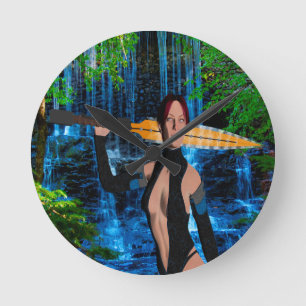 Relógio Redondo Mulher amazônica