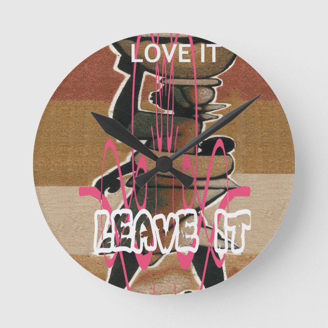 Relógio Redondo Mulheres e crianças (Frente)