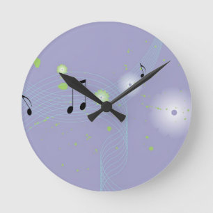 Relógio Redondo Music lovers wall clocks