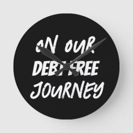 Relógio Redondo Na Nossa Viagem Livre De Dívida
