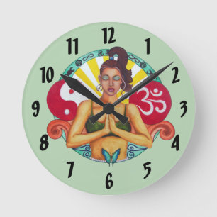 Relógio Redondo Namaste' Clock