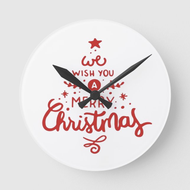 Relógio Redondo Natal  (Frente)