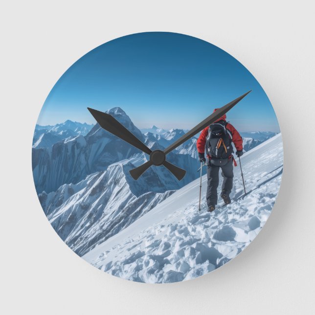 Relógio Redondo Nature Adventure Design  (Frente)