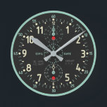 Relógio Redondo NAVY Aircraft Clock imitation<br><div class="desc">U.S. NAVY A-10 Aircraft Clock imitation</div>