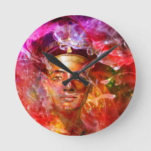 Relógio Redondo Nefertiti Egípcia