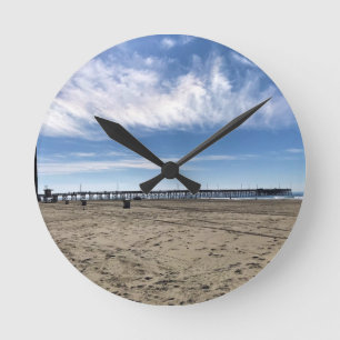 Relógio Redondo Newport Pier, Newport Beach, Califórnia