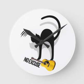 Relógio Redondo No Excuse Cat per keychain