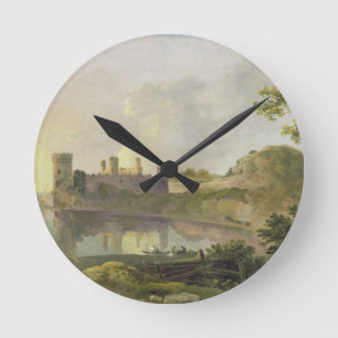 Relógio Redondo Noite do verão (castelo) c.1764-65 de Caernarvon
