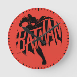 Relógio Redondo Nome do Pincel Batman Ink