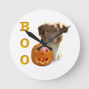 Relógio Redondo Nova Escócia Halloween BOO