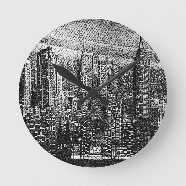 Relógio Redondo Nova Iorque (Frente)
