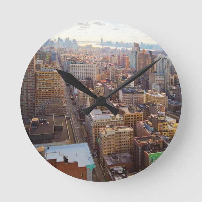 Relógio Redondo Nova Iorque (Frente)