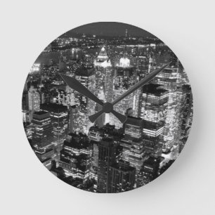 Relógio Redondo Nova Iorque de Manhattan