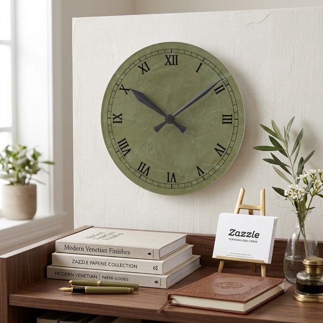 Relógio Redondo Numerações romanas de Wallclock de Planilha Veneza (Criador carregado)