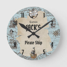 Numerário de Quarto Náutico de Garoto Pirata Vinta