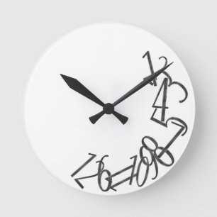 Relógio Redondo Números caídos