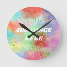 Nuvens Coloridas de Aquarela de Verão Personalizad