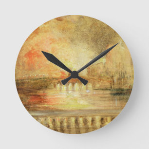 Relógio Redondo O Burning das casas do parlamento, previousl