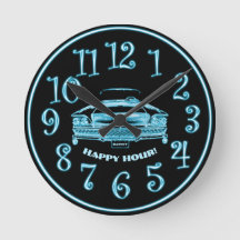 O carro de néon clássico, adiciona o nome à