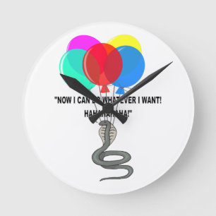 Relógio Redondo O Cobra Voador