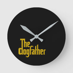 Relógio Redondo O Dogfather - Pai do Cachorro presente do Dia dos 