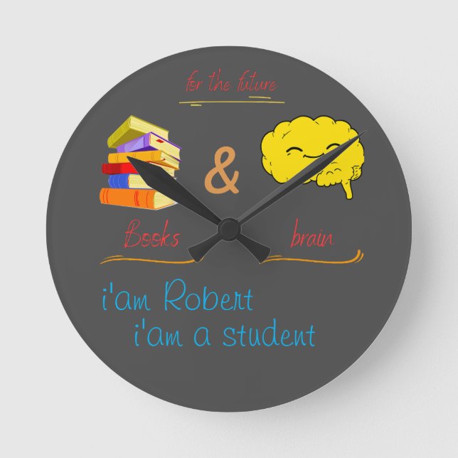 Relógio Redondo o futuro (Frente)