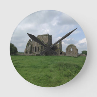 Relógio Redondo O irlandês da abadia de Ireland Hore arruina a