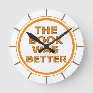 Relógio Redondo O Livro Era Melhor
