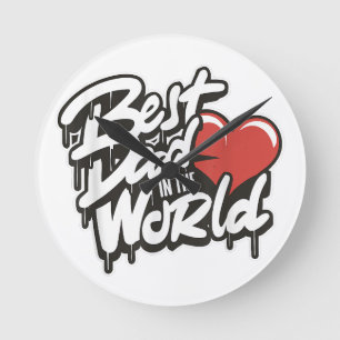 Relógio Redondo O Melhor Pai Do Mundo