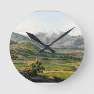 Relógio Redondo O Monte Olimpo, como visto entre Larissa e babá, 