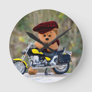 Relógio Redondo O motociclista - Teddy -