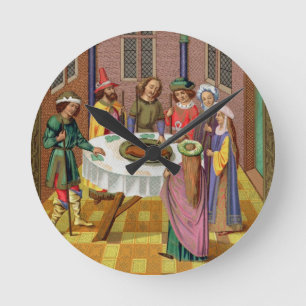 Relógio Redondo O Passover dos judeus, fac-símile de um século X