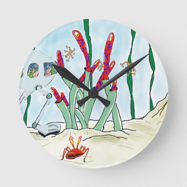 Relógio Redondo O pesadelo do óptico (Frente)