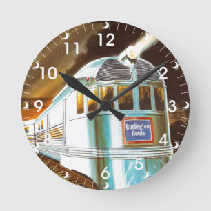 Relógio Redondo O pulso de disparo de parede pioneiro do Zephyr